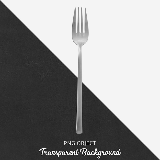 PSD silver food fork