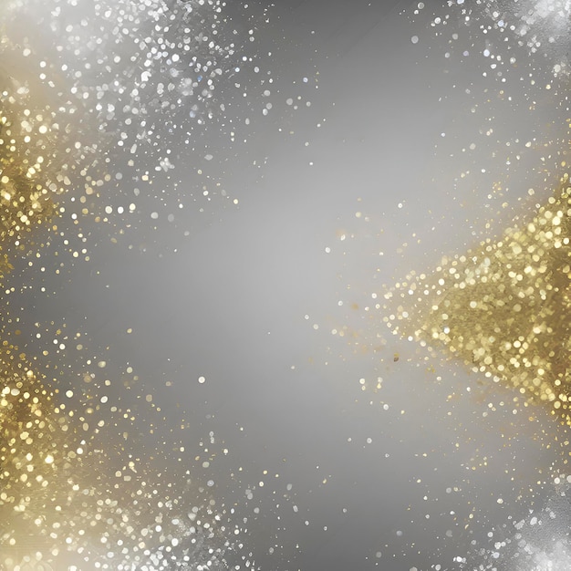 PSD silver and gold glitter color gradient background