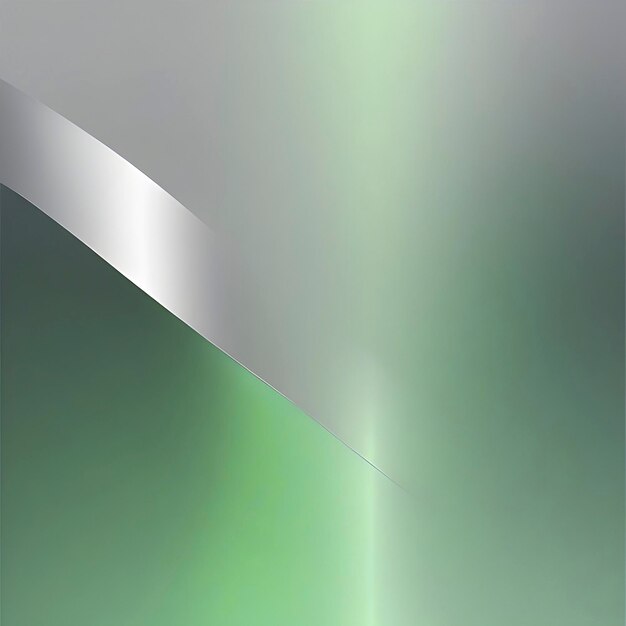 PSD silver and green gradient background