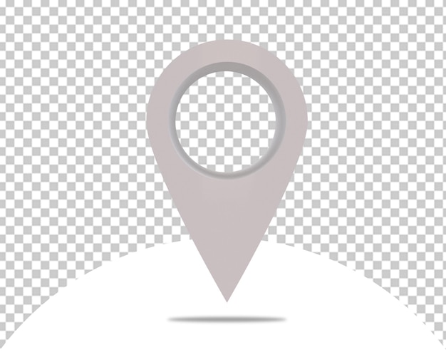 PSD silver location map 3d gps pointer