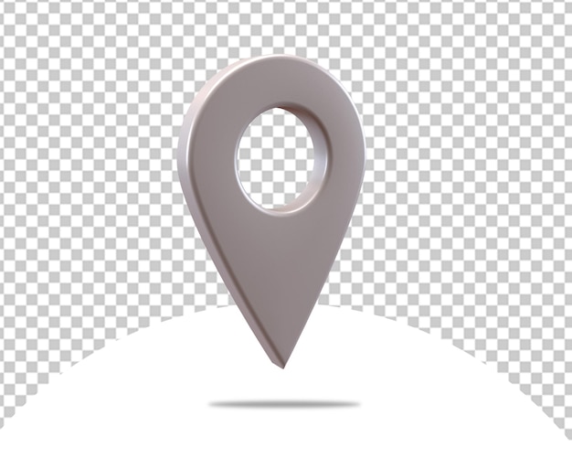 PSD silver location map 3d gps pointer