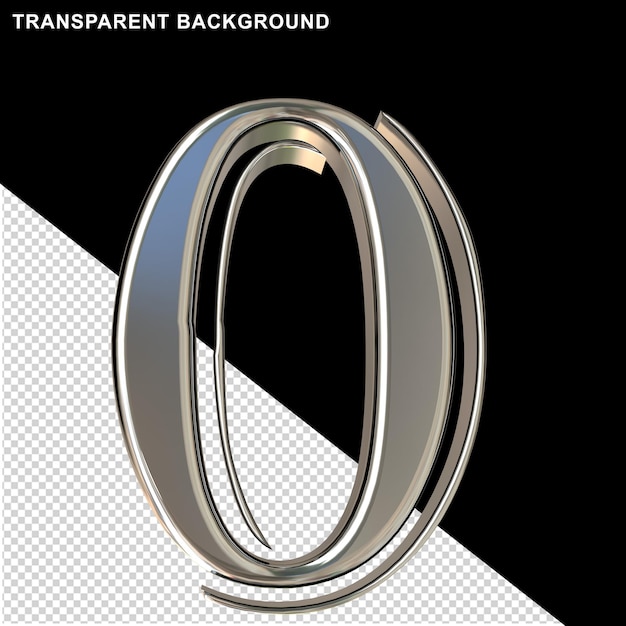 silver numbers 3d number 0