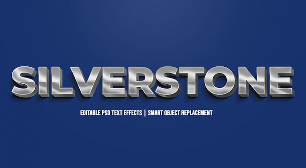 PSD silverstone - modern gradient text effects