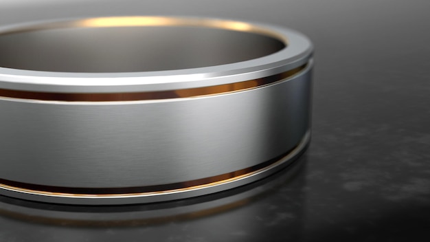 PSD semplice sfondo per l'anello di nozze mockup file psd file a cui è possibile applicare il vostro design