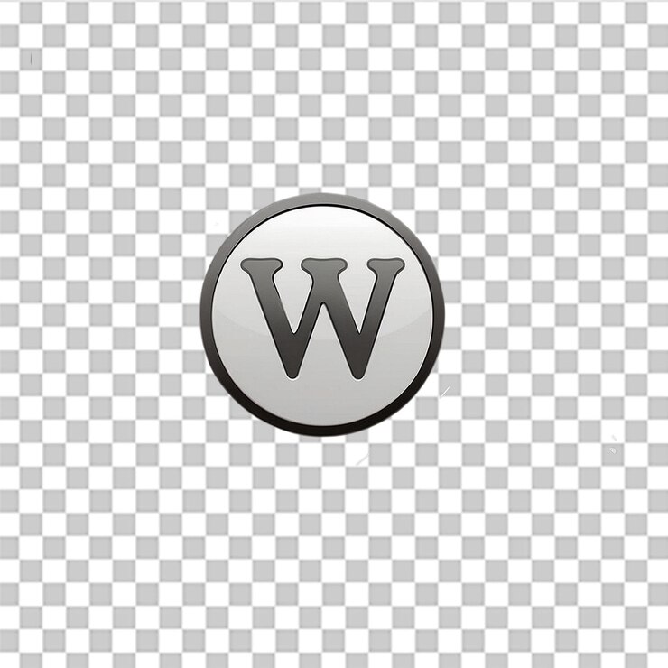 PSD simple and bold www icon for websites and online branding