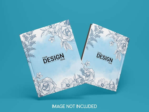 Simple book cover mockup