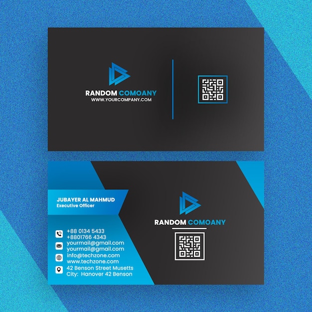 PSD simple business card design