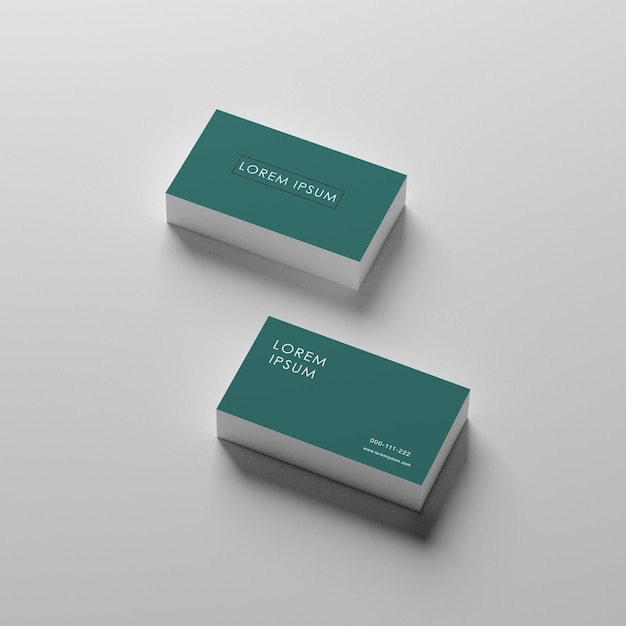 simple business card mockup psd