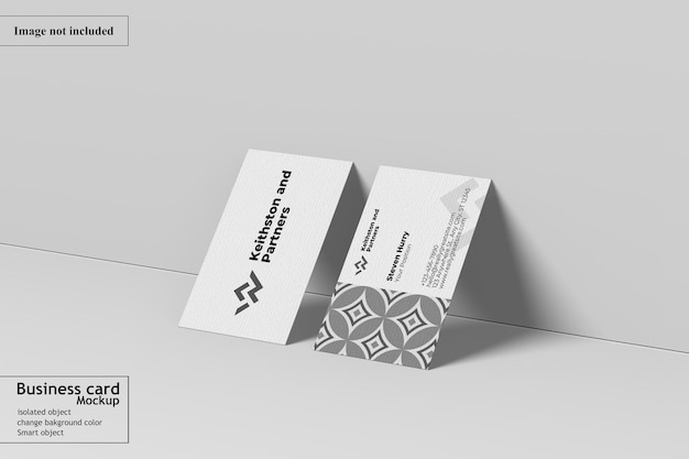 Simple business card mockup