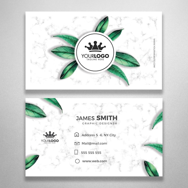 Simple business card template