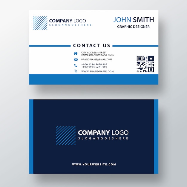 PSD simple business card