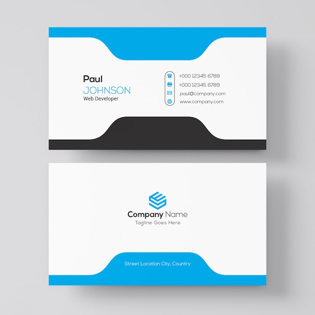 Simple business card