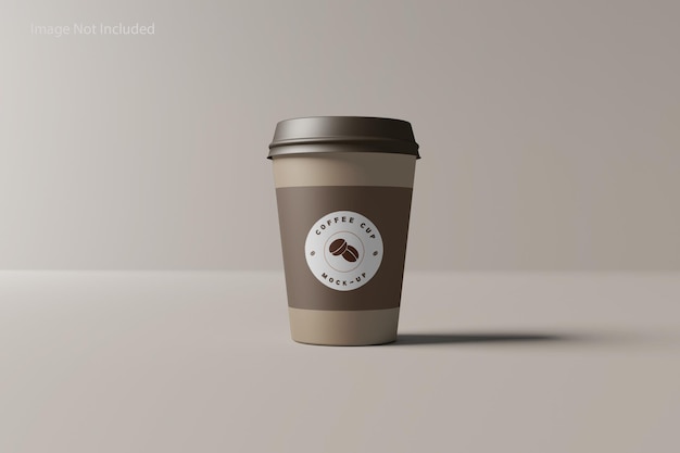 Simple coffee cup mockup