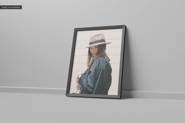 Premium PSD | Simple frame mockup