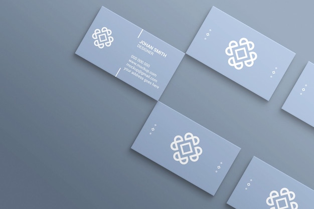 Simple and minimal Business card mockup