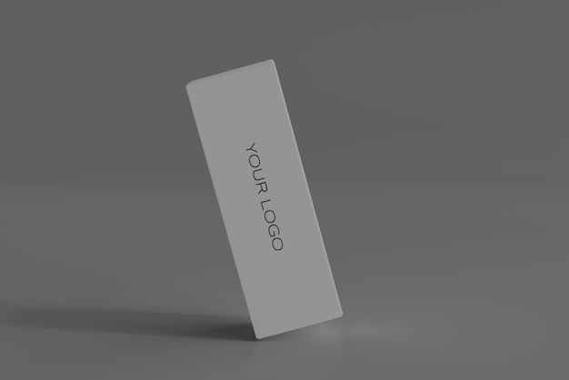 Simple Minimalist Packaging Box Mockup