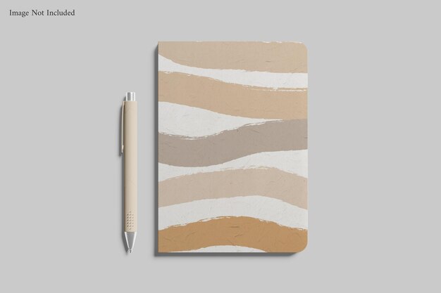 PSD simple notebook mockup