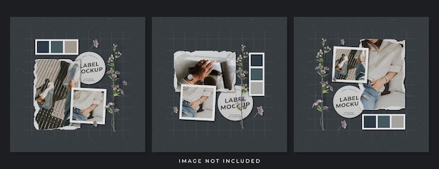 simple photo collage template