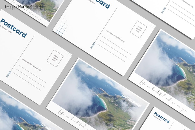 Simple postcard mockup
