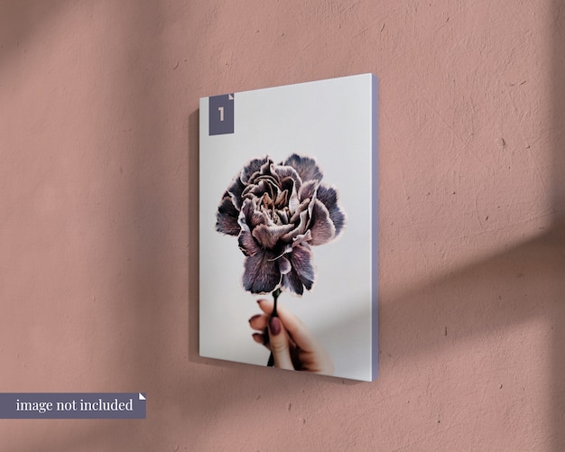 Mockup semplice poster sul muro