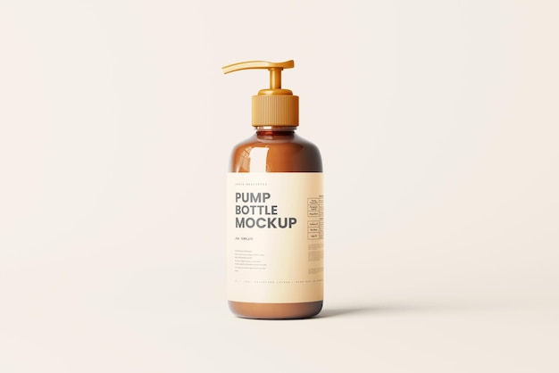 Simple Pump Dispenser Mockup Scenes