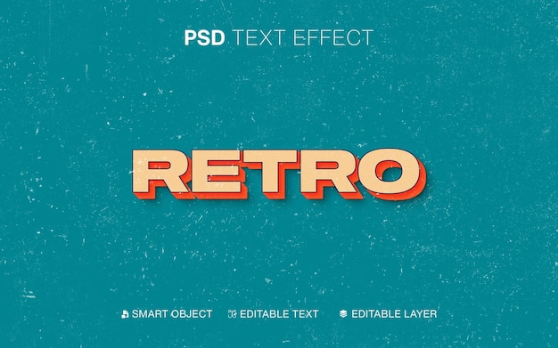 Simple Retro Text Effect