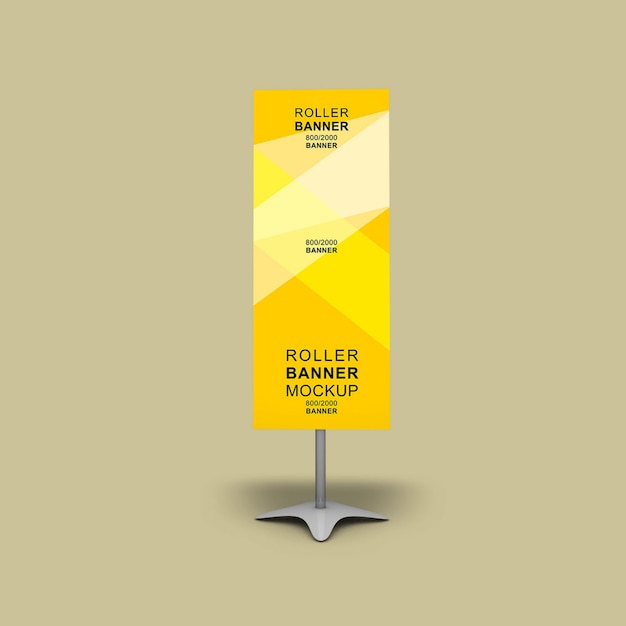 Mockup di rollup semplice