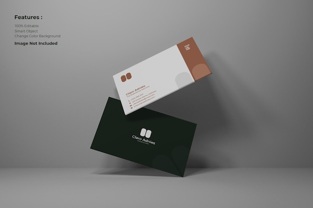 simple and stylish business card mockup