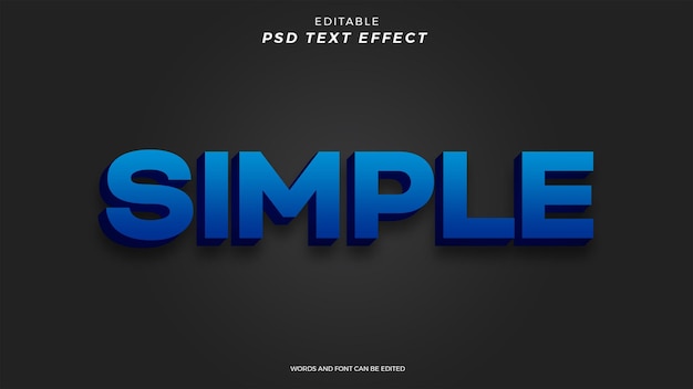 Simple text effect 4