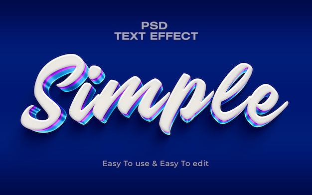 Simple Text Style Effect