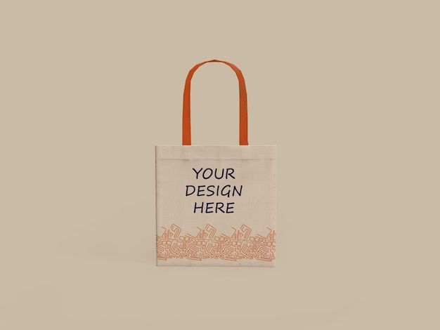 PSD simple tote bag mockup editable