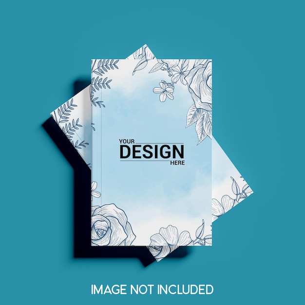 PSD simplistic book mockup