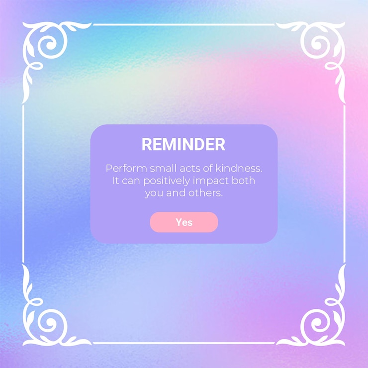 PSD simply gradient reminder instagram post