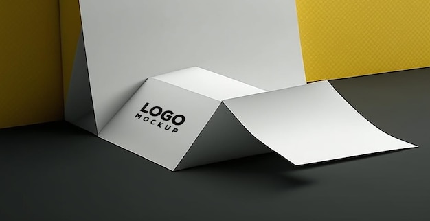 Sing Logo mockup 3d Box Sing Mockup