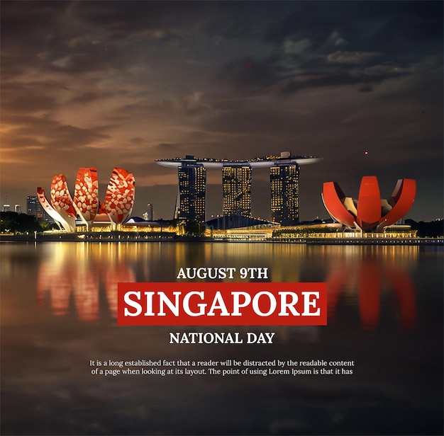 singapore international day poster design
