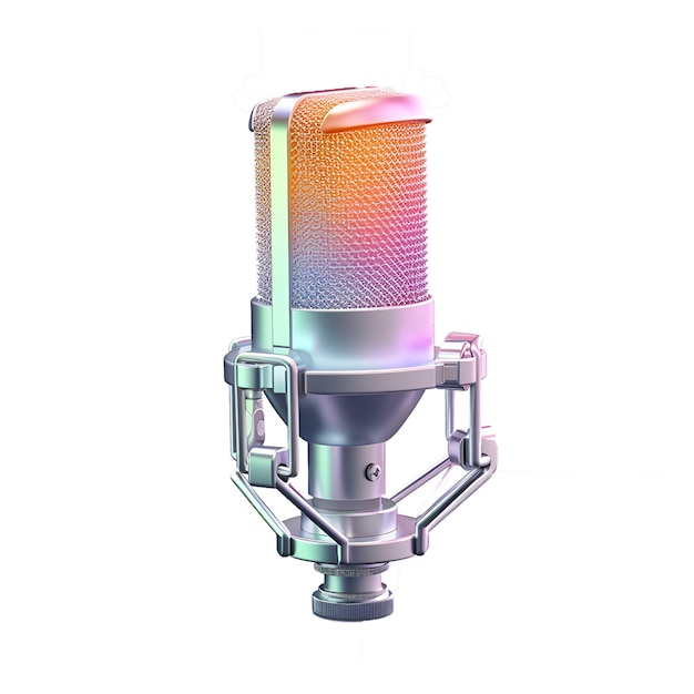 PSD singing microphone icon