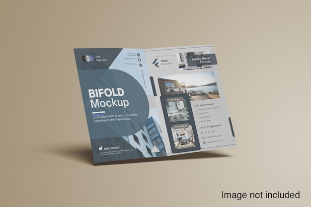 PSD mockup bifold singolo