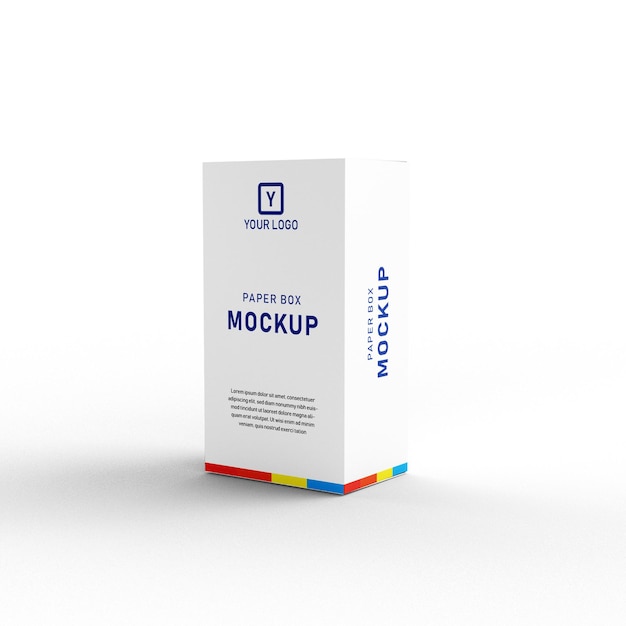 PSD mockup a scatola singola_mockup di imballaggio gratuito