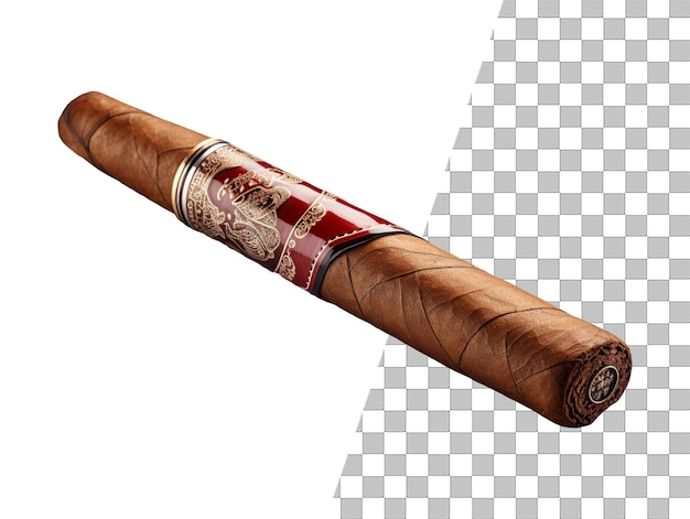 PSD single cigar photo with transparent background