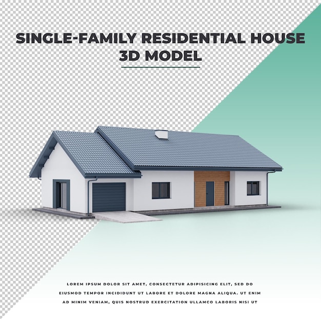 PSD single or family residential house