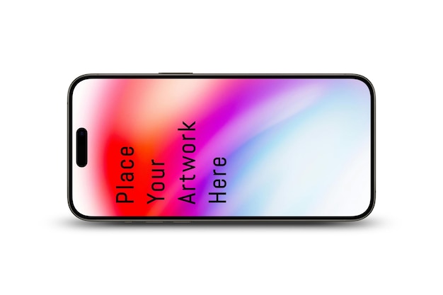 シングル iPhone モックアップ デザイン