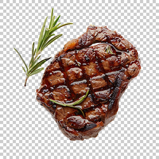 PSD sirloin steak png with transparent background