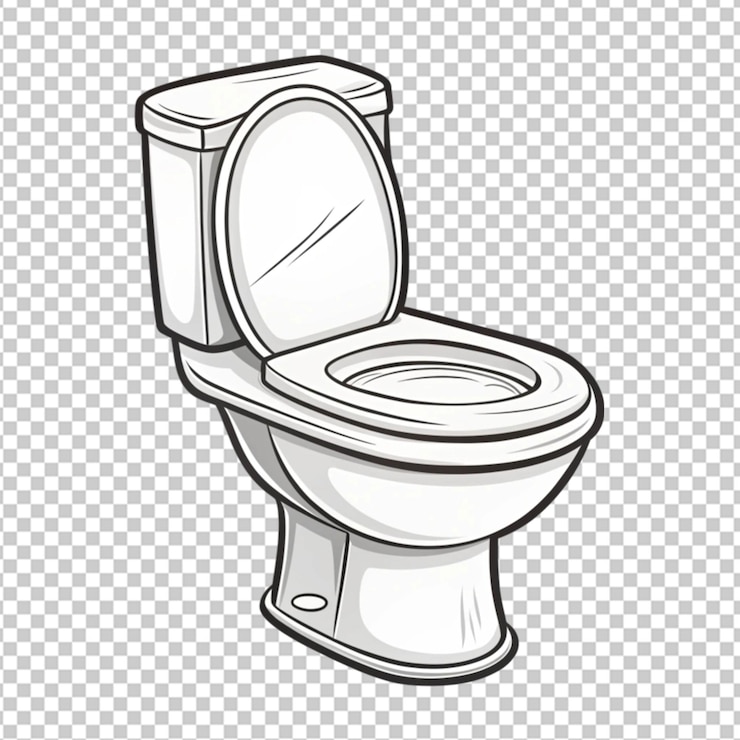 PSD sitting bathroom art line
