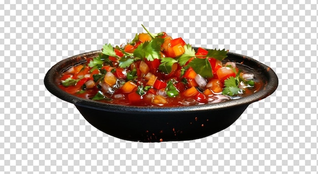 PSD sizzling salsa server png trasparente