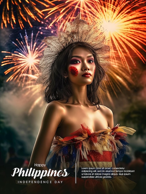 sjabloon poster filippijnse onafhankelijkheidsdag