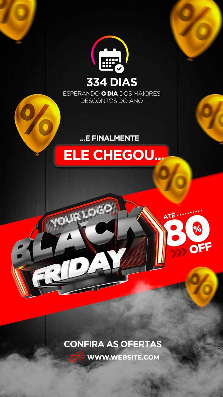 PSD sjabloon voor sociale media in het portugees black friday-productpromotie in de detailhandel