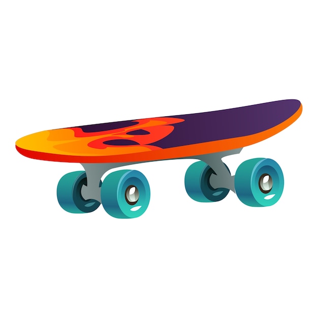 PSD skateboard illustration design