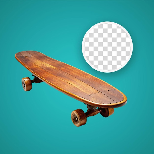 PSD skateboard isolated 3d rendering