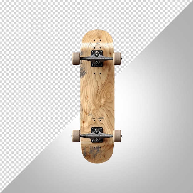 PSD skateboard isolated