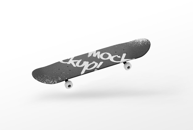 Skateboard jump mockup